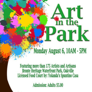 Art in Park Oakville 2018